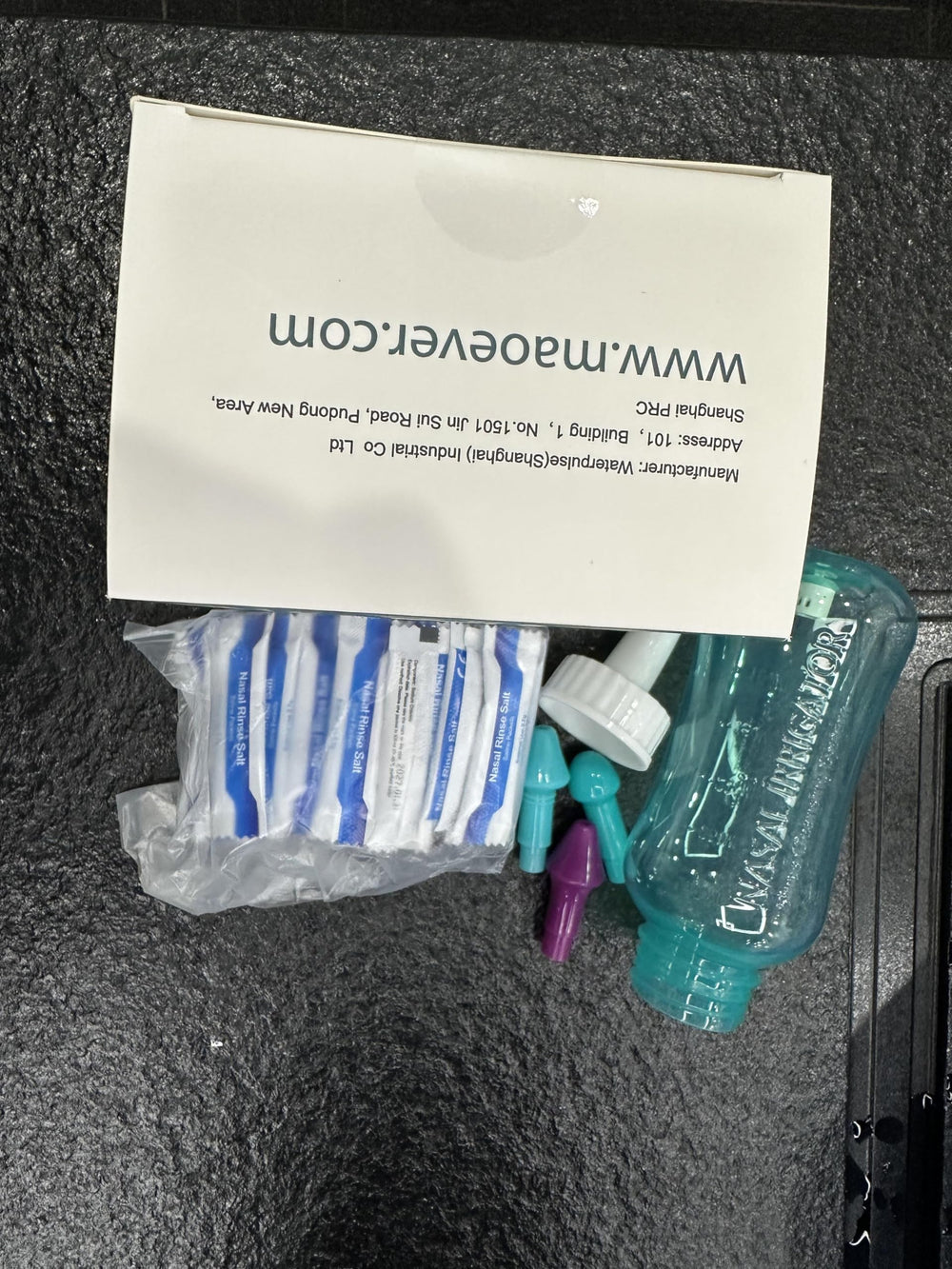 MAOEVER Neti Pot adult use with clear instructions and safe materials