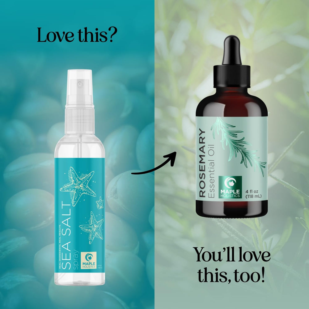 Maple Holistics argan oil hair mist nourishes while styling.