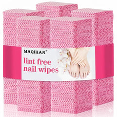 MAQIHAN pink-pack lint-free wipes for precise polish cleanup
