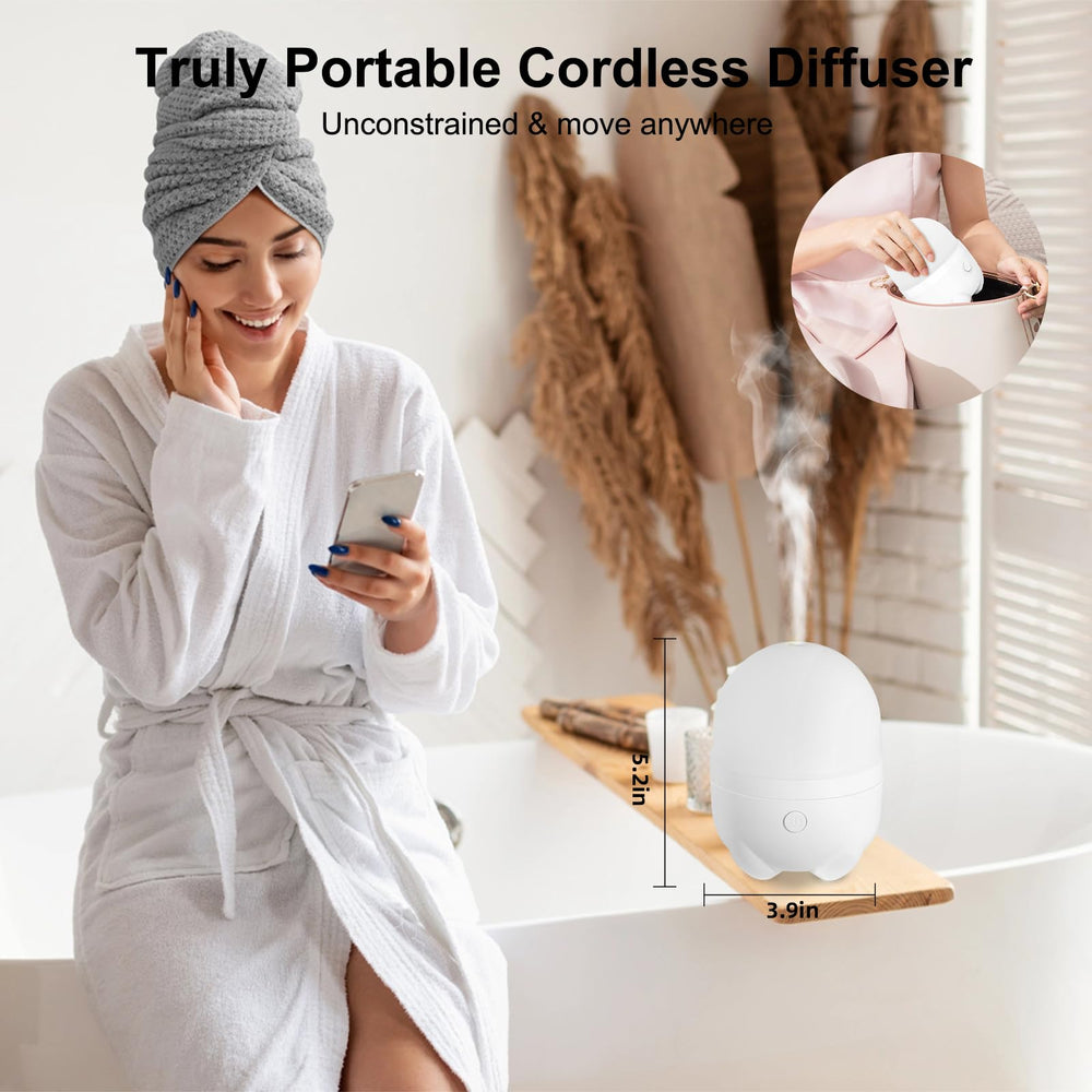 Rechargeable diffuser charging with USB-C