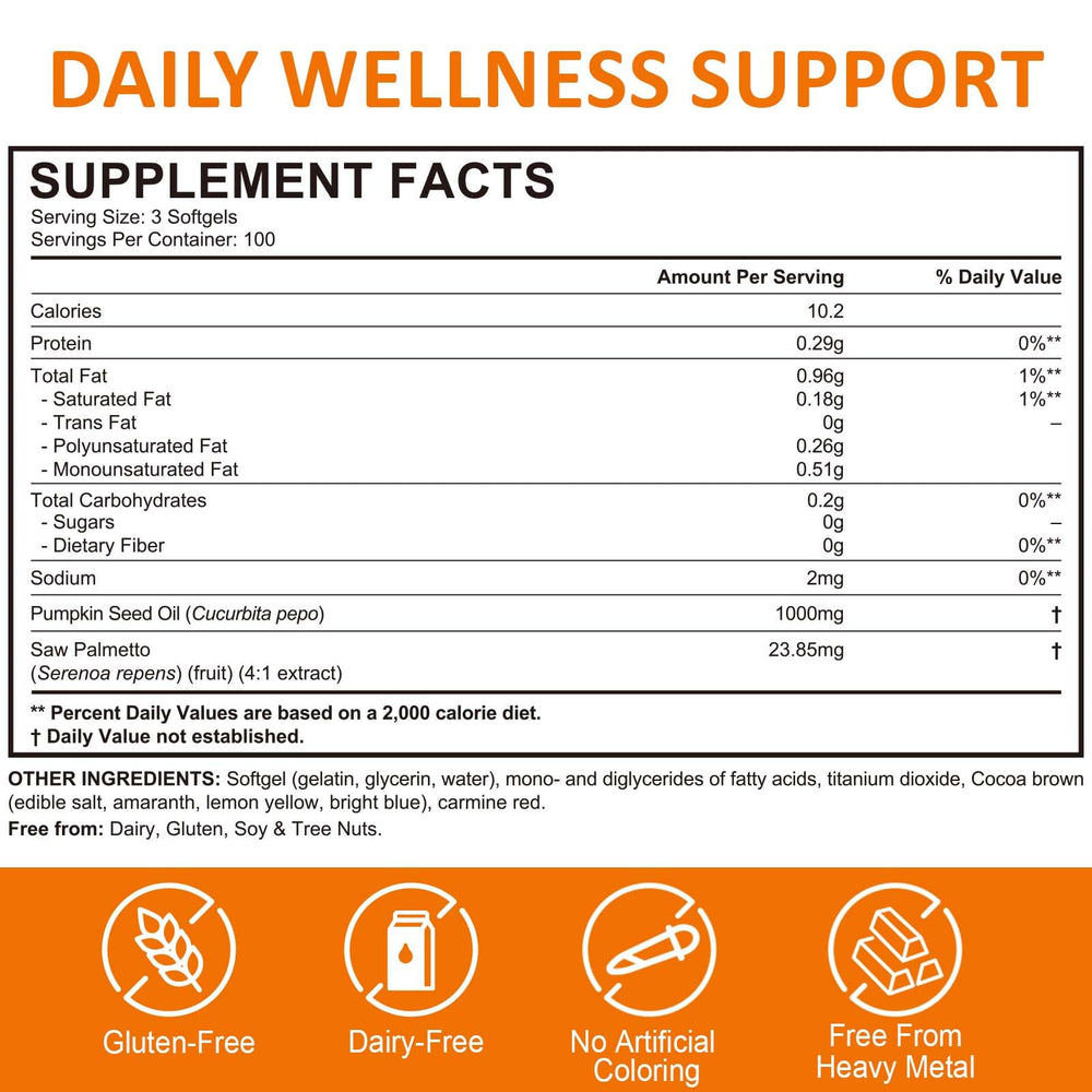Mariayu pumpkin seed oil capsules 1000mg softgels image 02