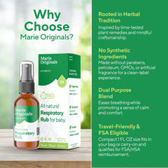 Petroleum-free chest rub for infants