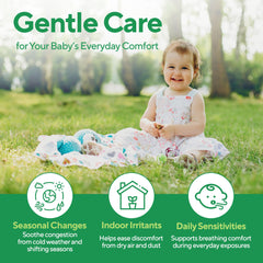 Safe for delicate baby skin; no petroleum, menthol, or camphor