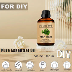 DIY fragrance projects with marjoram essential oil: candles, soaps, lotions