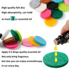 Maromalife 40-color felt pads for car diffuser