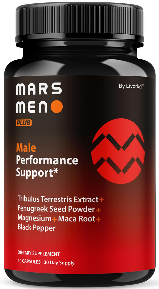 LIVORKA Mars Men Plus bottle front view