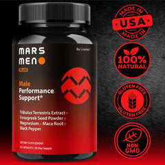 Mars Men Plus vitamin advanced formula packaging
