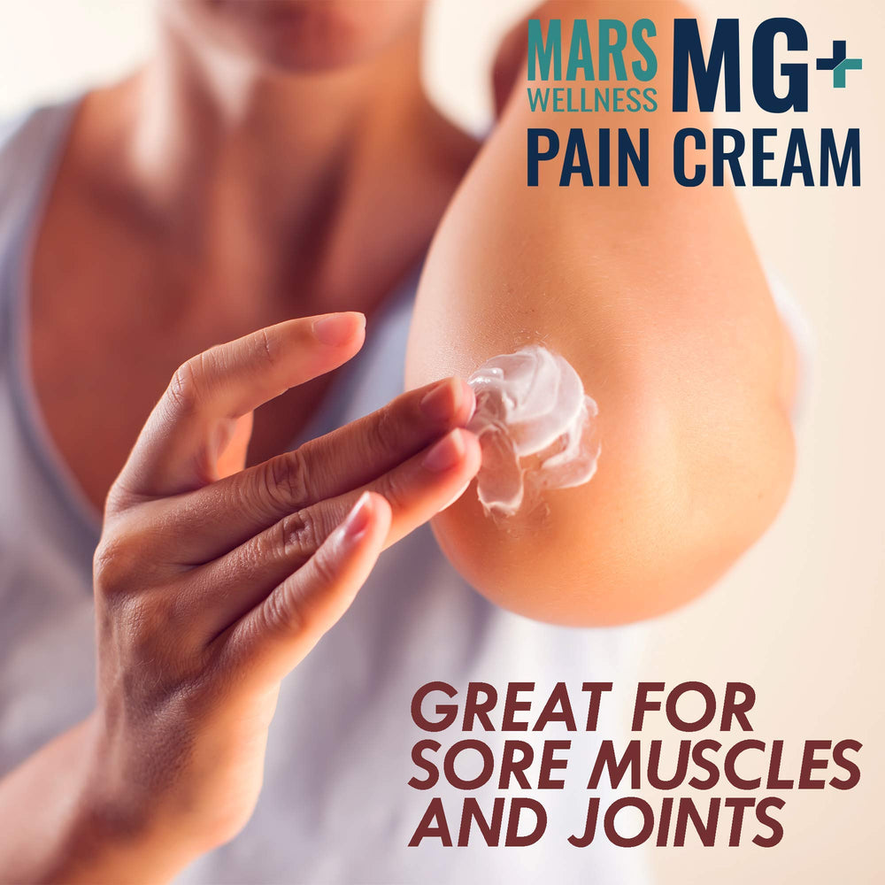 Mars Wellness MG+ Pain Cream aromatherapy-inspired relaxation through massaged application