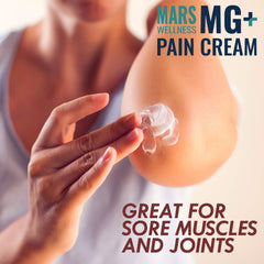 Mars Wellness MG+ Pain Cream aromatherapy-inspired relaxation through massaged application