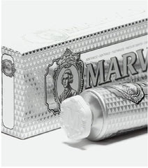 Made in Italy branding on Marvs Smokers Toothpaste tube