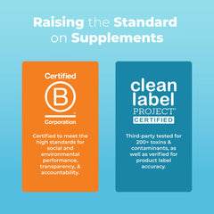 Ingredient list highlighting vegan, non-GMO and gluten-free options