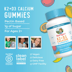 One gummy per day serving for kids
