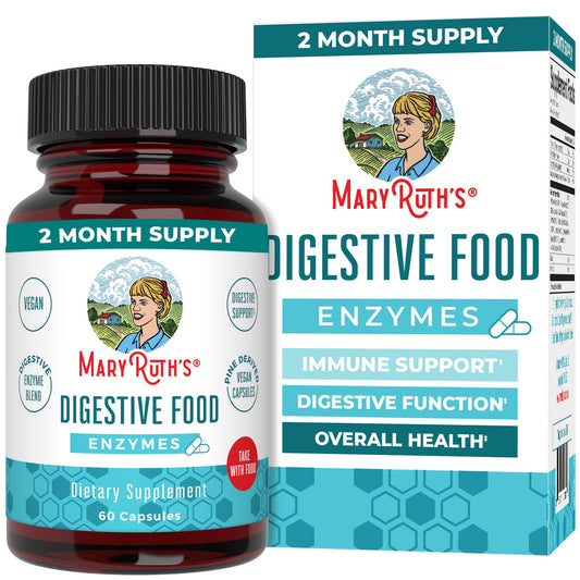 MaryRuth Organics Digestive Enzymes bottle front view