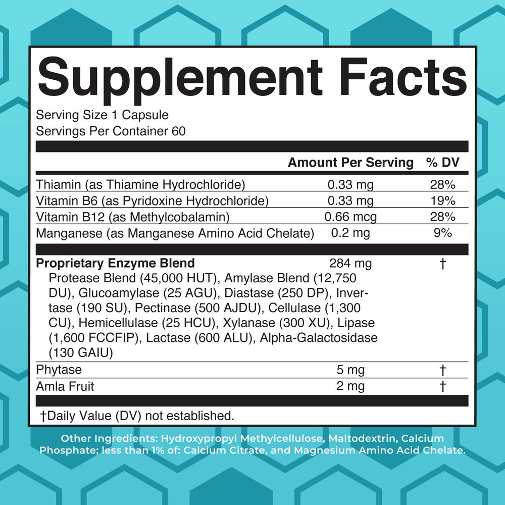 Serving size indicator showing 1 capsule