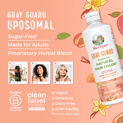 Pouring Gray Guard Liposomal liquid into a glass