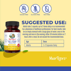 Pine-based vegan capsules for Gut Flora Health+ Enzymes