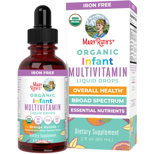 MaryRuth Organics Infant Multivitamin Drops bottle front