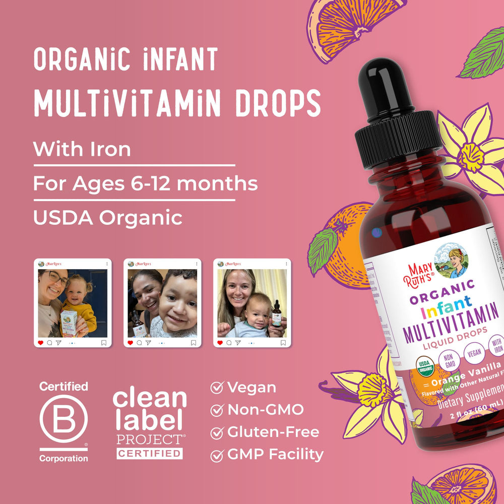 MaryRuth Organics branding on product packaging