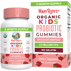 MaryRuth Organics Kids Probiotics Gummies bottle front