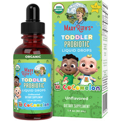 MaryRuth Organics Cocomelon Toddler Probiotic Liquid Drops bottle front