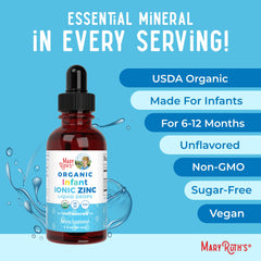 Baby-safe dropper with zinc liquid