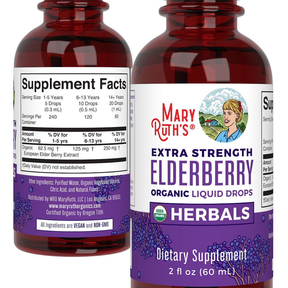 Family-friendly elderberry syrup immune support
