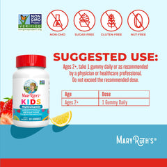 Pectin-based vegan kids multivitamin gummies (60-count)