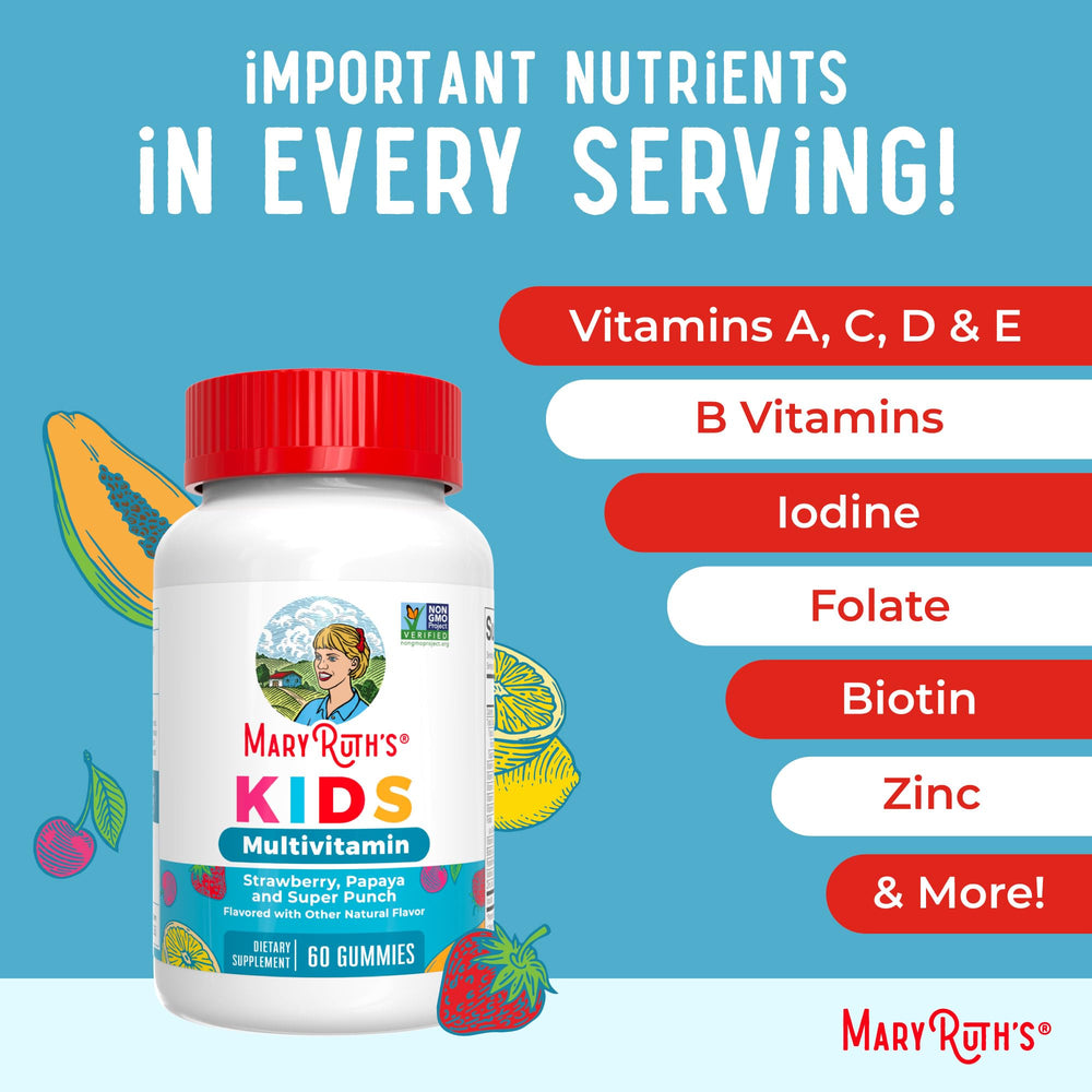 Sugar-free, dairy-free, nut-free, gluten-free kids vitamins