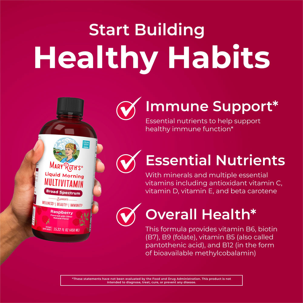 Vegan, Non-GMO, gluten-free liquid multivitamin label