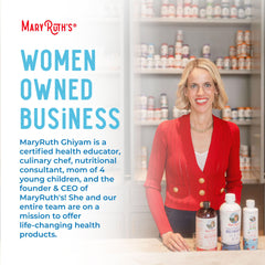 MaryRuth Organics logo on packaging