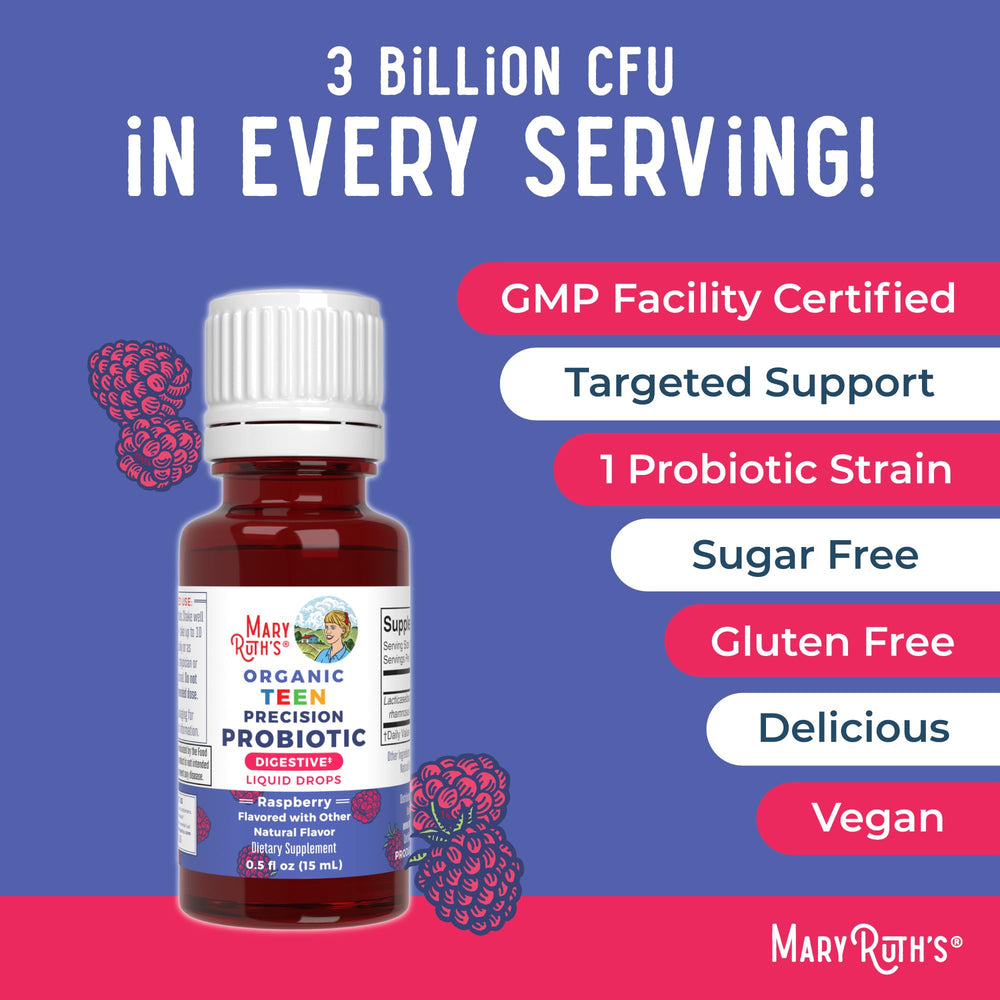 Ingredient list and LGG probiotic strain in drops