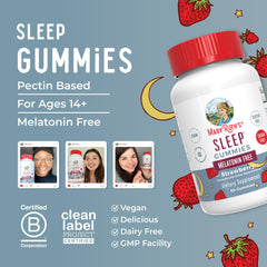 GMP facility badge on Sleep Gummies packaging