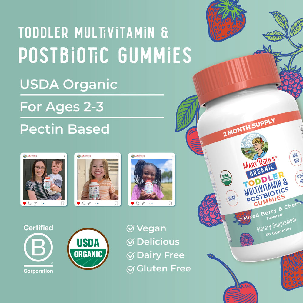 USDA Organic, vegan, and non-GMO labeling on packaging