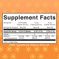 D3 spray made from vegan non-GMO lichen in olive oil
