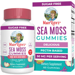 MaryRuth Organics Sea Moss Gummies bottle and box