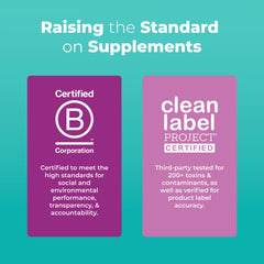 Icons showing Non-GMO, Dairy Free, Gluten Free, Nut Free and Soy Free