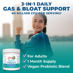 Shelf-stable probiotic powder packaging