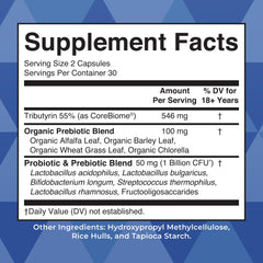 MaryRuth’s Complete Gut Health+ capsules close-up for vegan GI support.