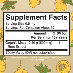 Top view of MaryRuth's Maca Root Liquid Drops bottle cap