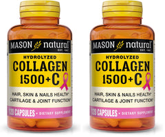 Pack of Mason Natural 1500mg collagen with vitamin C, biotin and calcium (2 packs)