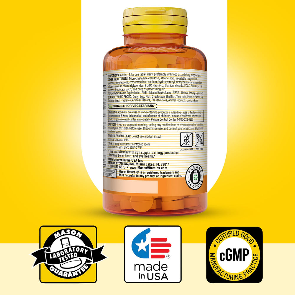 Quality control concept image highlighting cGMP testing for Mason Natural packaging