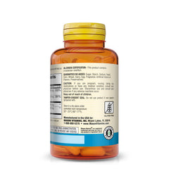 Close-up of product label showing key ingredients