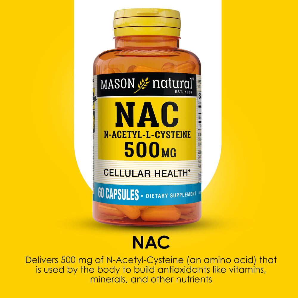 Sealed Mason Natural NAC bottle with label visible