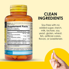 100 capsule bottle packaging of Mason Natural supplement
