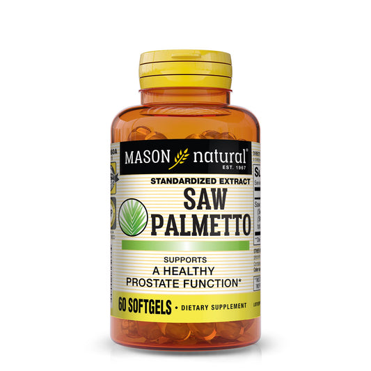 Mason Natural Saw Palmetto bottle label