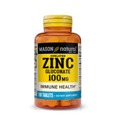Mason Natural Zinc 100 mg bottle with 100 tablets