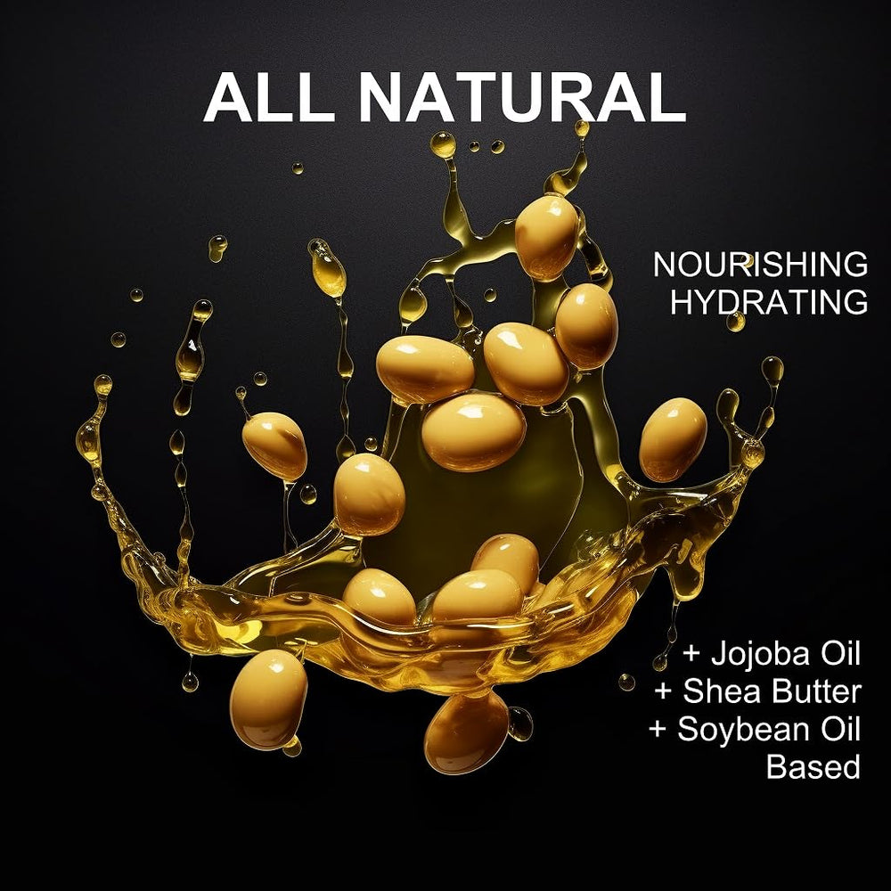 Pouring warm massage oil from the candle spout