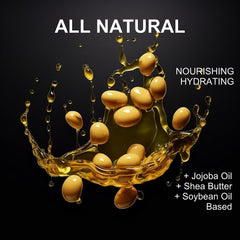 Pouring warm massage oil from the candle spout