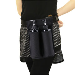 Front view of Massage Oil Holster Bag in black