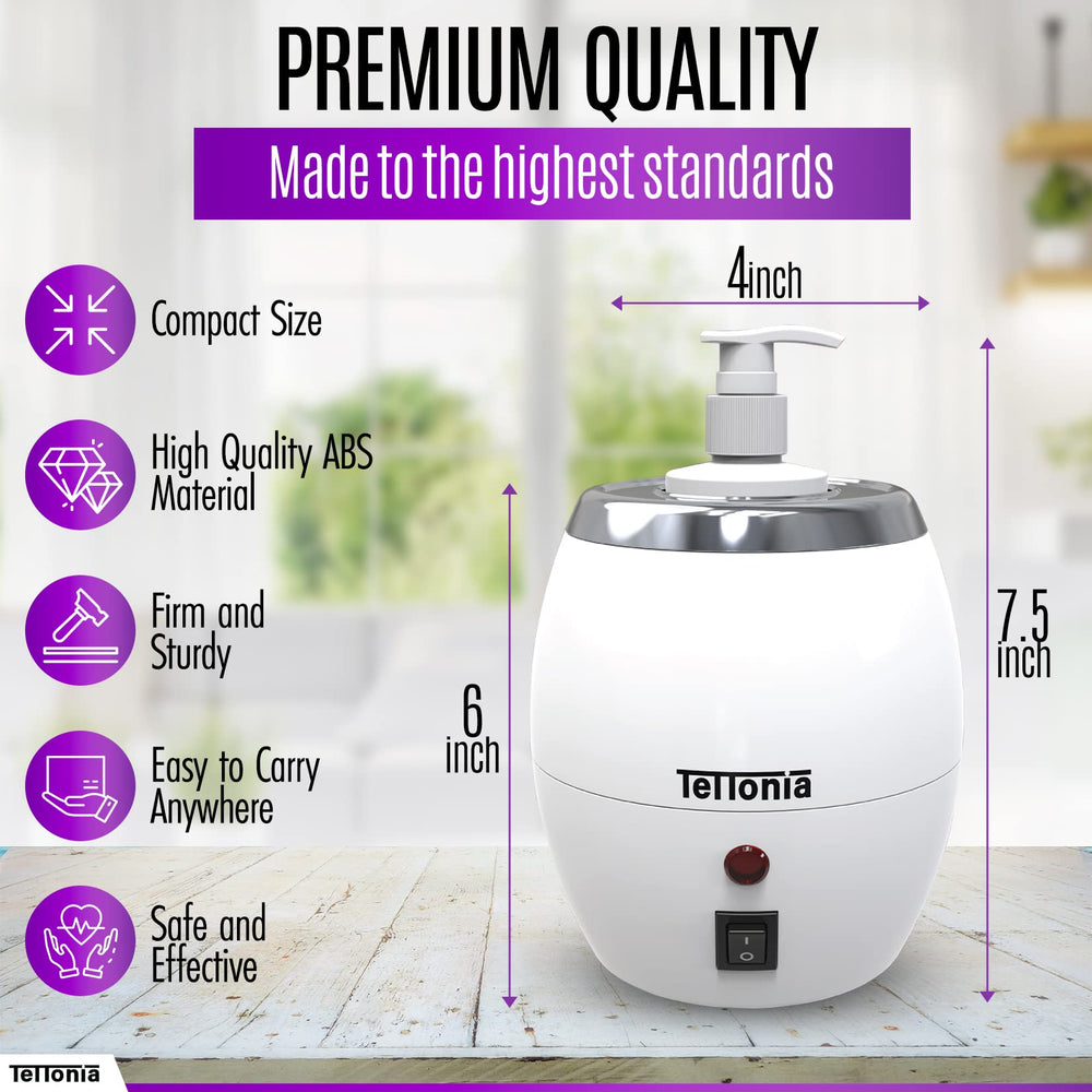 8oz HDPE bottle included with the warmer